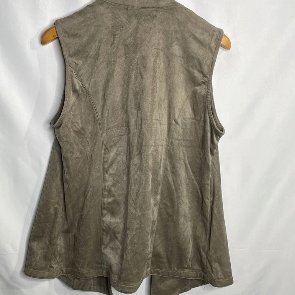 Romeo and Juliet micro suede vest